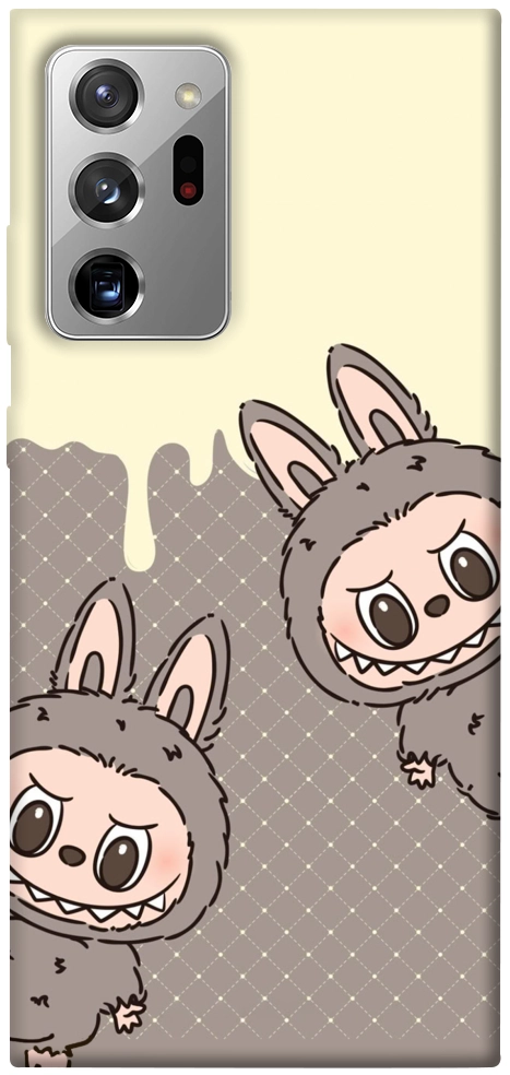 Чохол Labubu twins для Galaxy Note 20 Ultra
