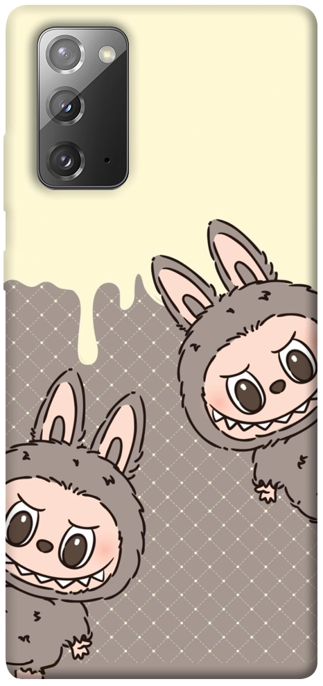 Чохол Labubu twins для Galaxy Note 20