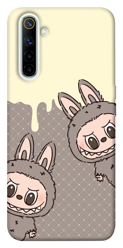 Чехол Labubu twins для Realme 6