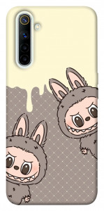 Чехол Labubu twins для Realme 6