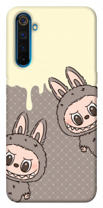 Чехол Labubu twins для Realme 6 Pro