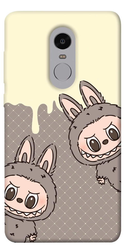 Чехол Labubu twins для Xiaomi Redmi Note 4X