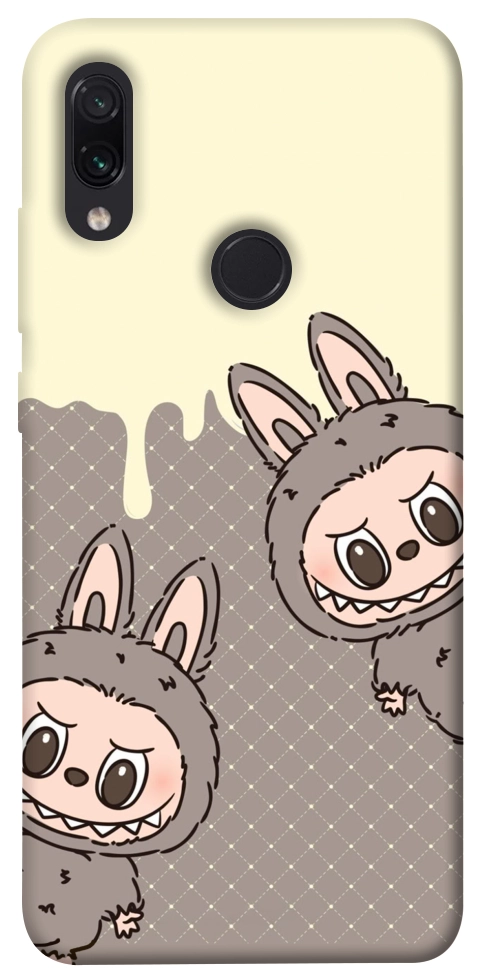 Чехол Labubu twins для Xiaomi Redmi Note 7