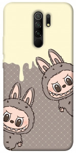 Чохол Labubu twins для Xiaomi Redmi 9