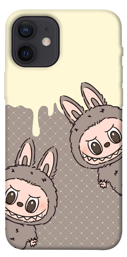 Чехол Labubu twins для iPhone 12