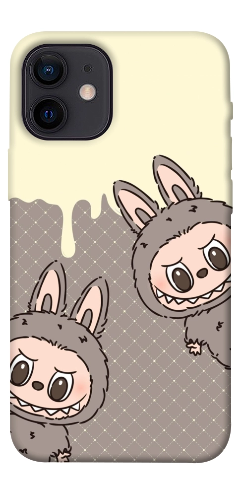 Чехол Labubu twins для iPhone 12 mini