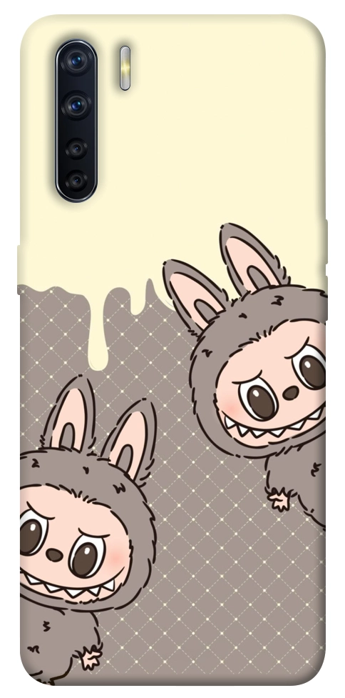 Чохол Labubu twins для Oppo A91