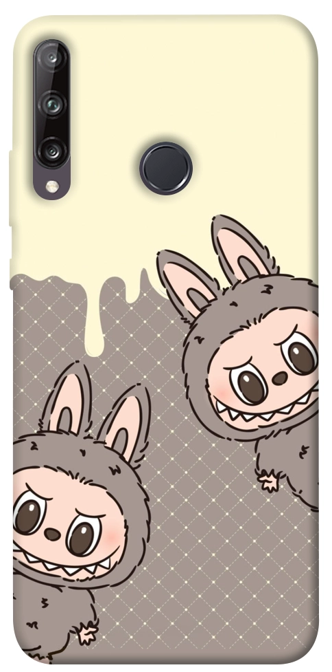 Чохол Labubu twins для Huawei P40 Lite E