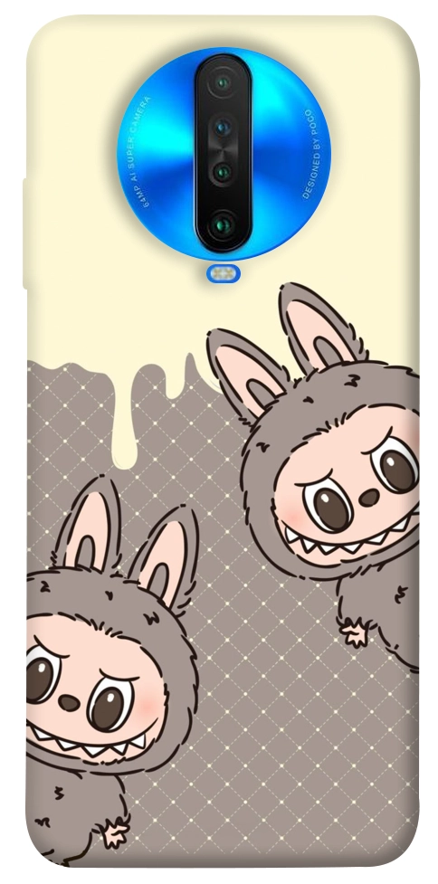 Чехол Labubu twins для Xiaomi Poco X2