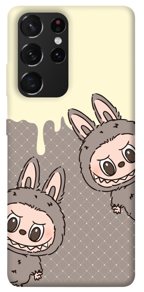 Чехол Labubu twins для Galaxy S21 Ultra