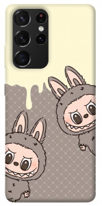 Чехол Labubu twins для Galaxy S21 Ultra