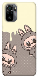 Чехол Labubu twins для Xiaomi Redmi Note 10S