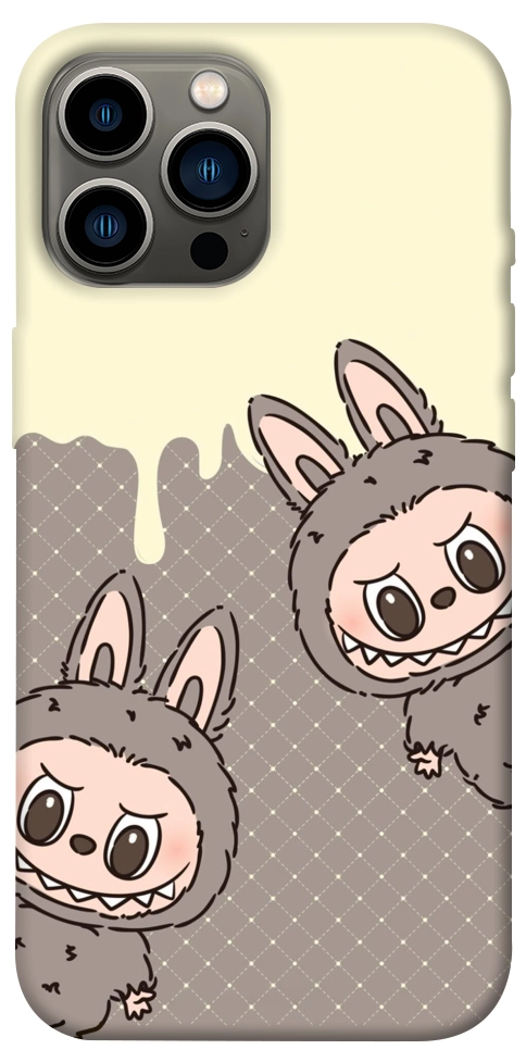 Чохол Labubu twins для iPhone 13 Pro Max