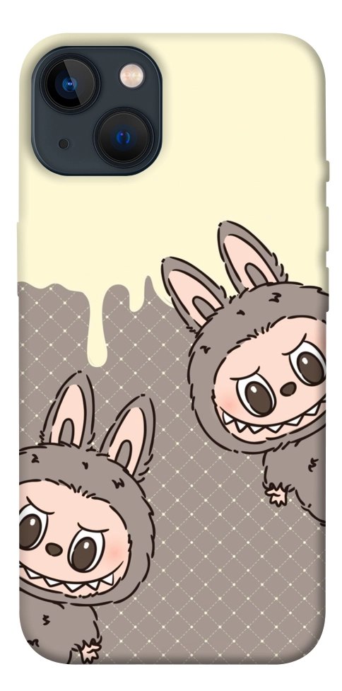 Чохол Labubu twins для iPhone 13