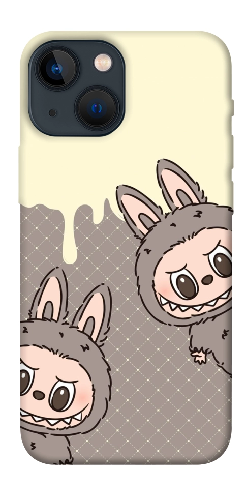 Чохол Labubu twins для iPhone 13 mini