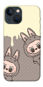 Чохол Labubu twins для iPhone 13 mini