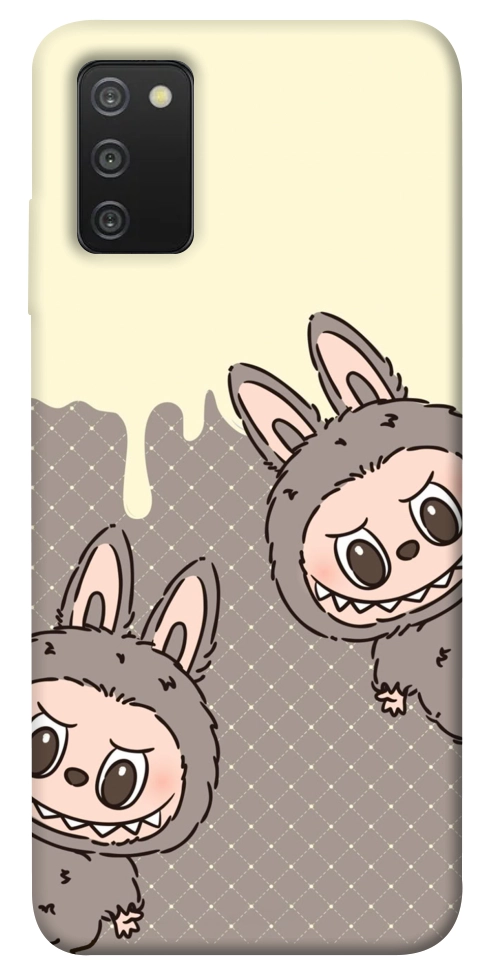 Чохол Labubu twins для Galaxy A03s