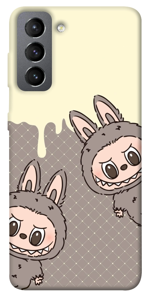 Чехол Labubu twins для Galaxy S21 FE