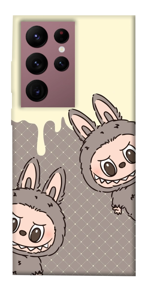 Чохол Labubu twins для Galaxy S22 Ultra
