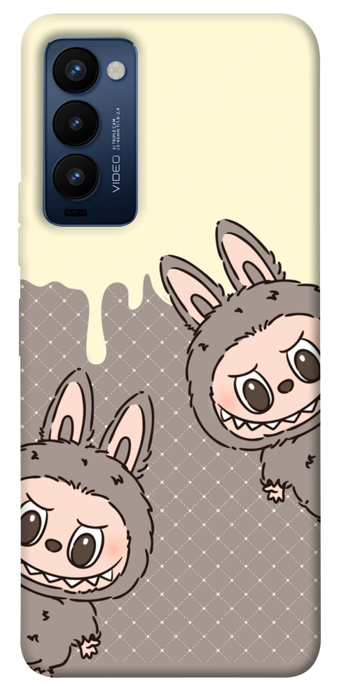 Чехол Labubu twins для TECNO Camon 18