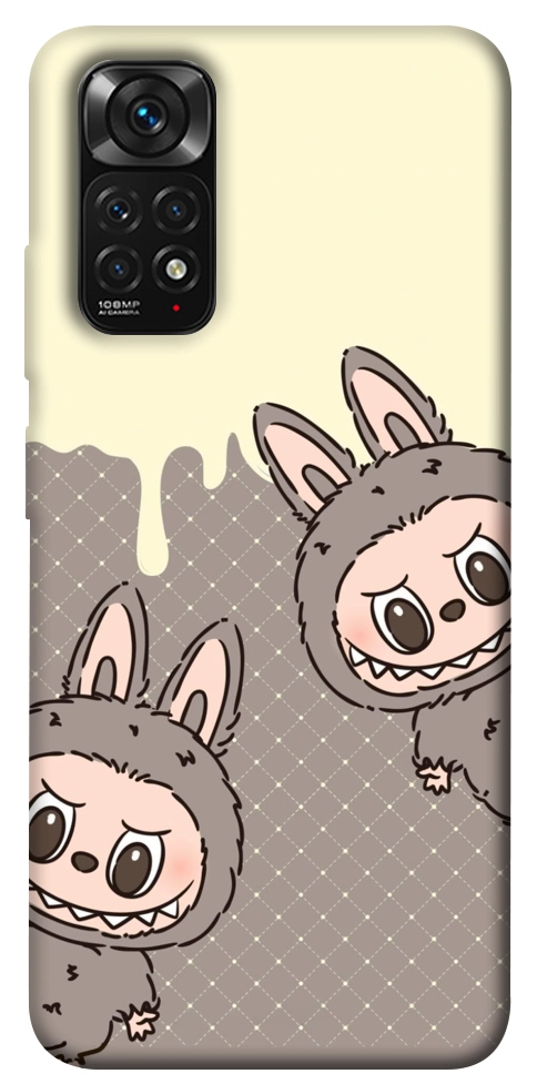 Чохол Labubu twins для Xiaomi Redmi Note 11 (Global)