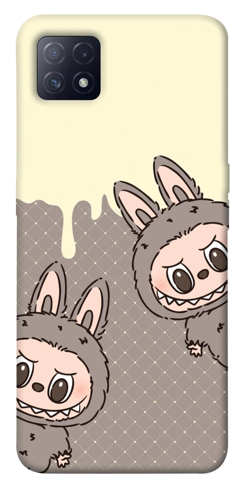 Чехол Labubu twins для Oppo A73 5G