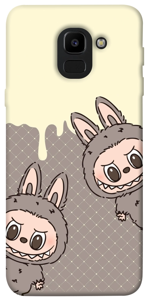 Чехол Labubu twins для Galaxy J6 (2018)