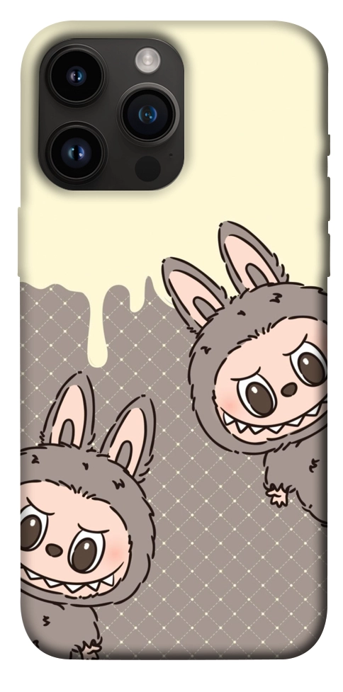 Чохол Labubu twins для iPhone 14 Pro Max