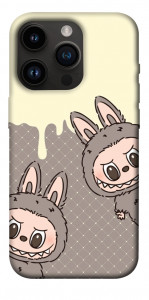 Чехол Labubu twins для iPhone 14 Pro