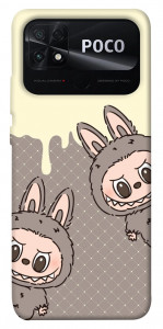 Чохол Labubu twins для Xiaomi Poco C40