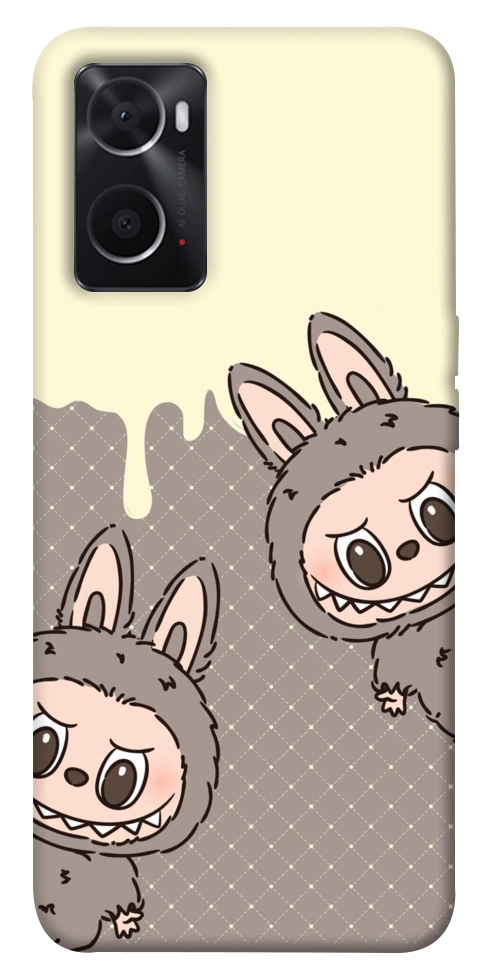 Чехол Labubu twins для Oppo A76 4G