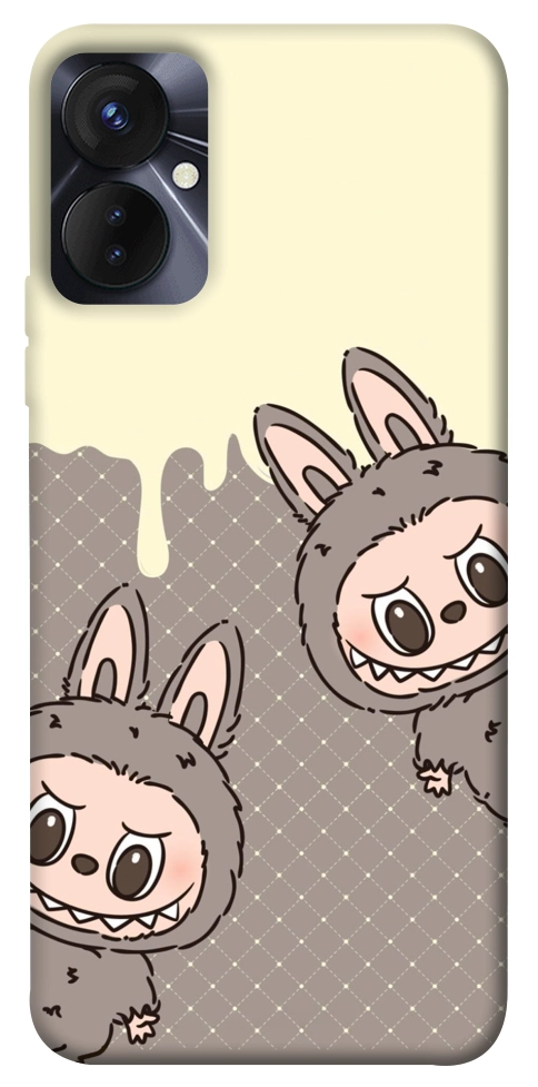 Чехол Labubu twins для TECNO Spark 9 Pro