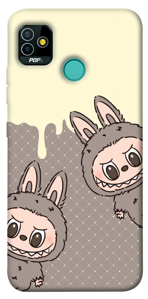 Чехол Labubu twins для TECNO Pop 5