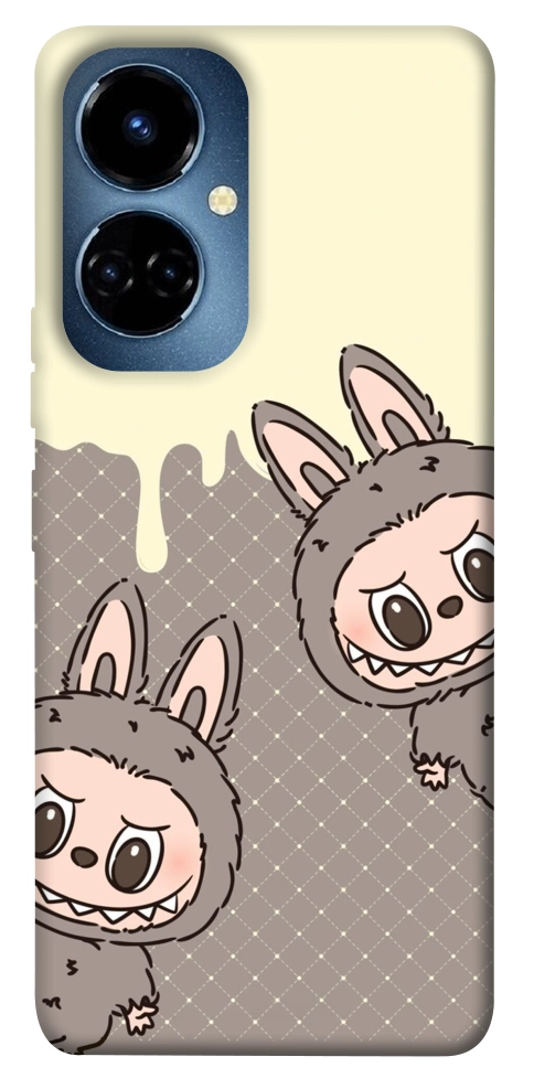 Чохол Labubu twins для TECNO Camon 19 (CI6n)