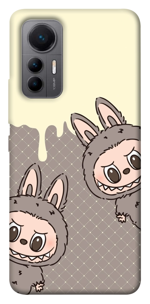 Чехол Labubu twins для Xiaomi 12 Lite