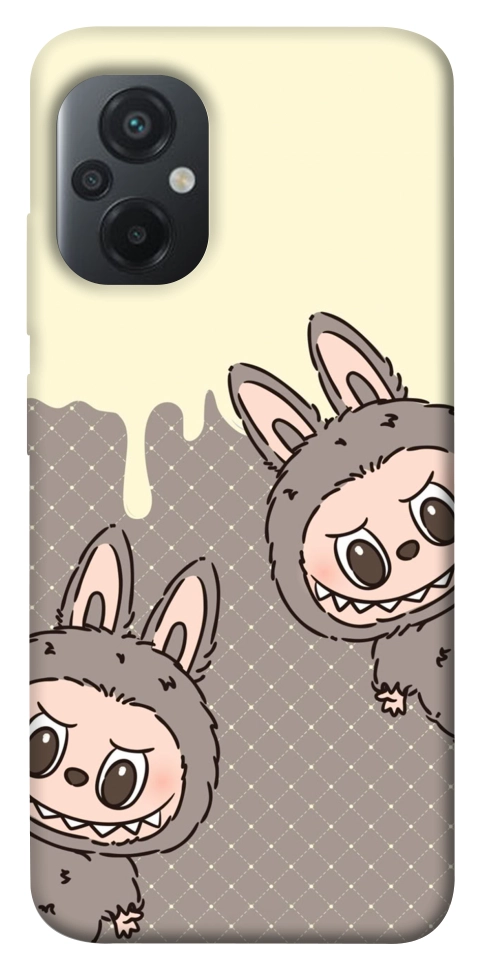 Чохол Labubu twins для Xiaomi Poco M5