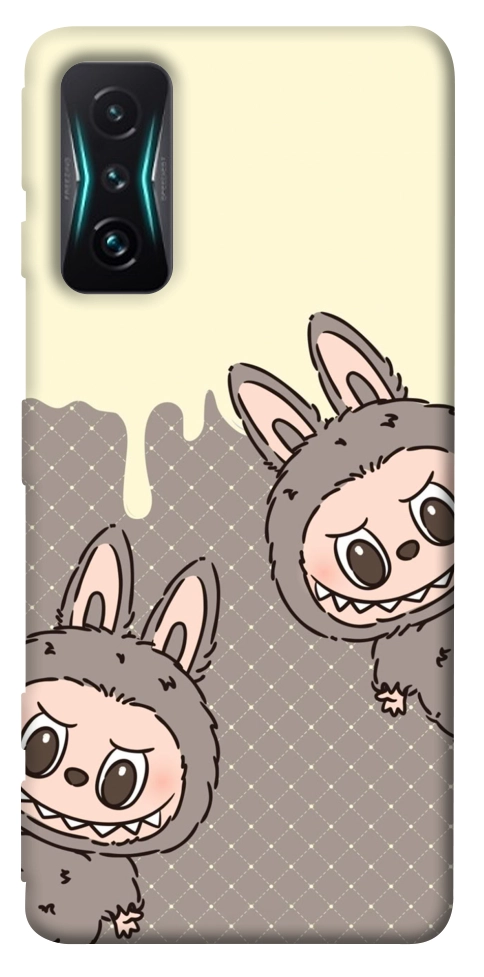 Чехол Labubu twins для Xiaomi Redmi K50 Gaming