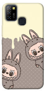 Чохол Labubu twins для Infinix Hot 10 Lite