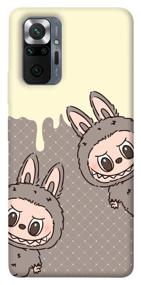 Чехол Labubu twins для Xiaomi Redmi Note 10 Pro Max