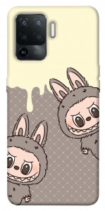 Чехол Labubu twins для Oppo Reno 5 Lite