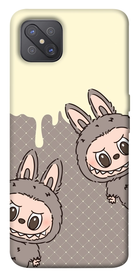Чохол Labubu twins для Oppo A92s