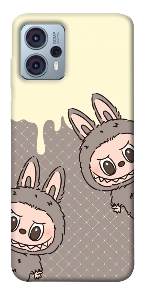 Чехол Labubu twins для Motorola Moto G23