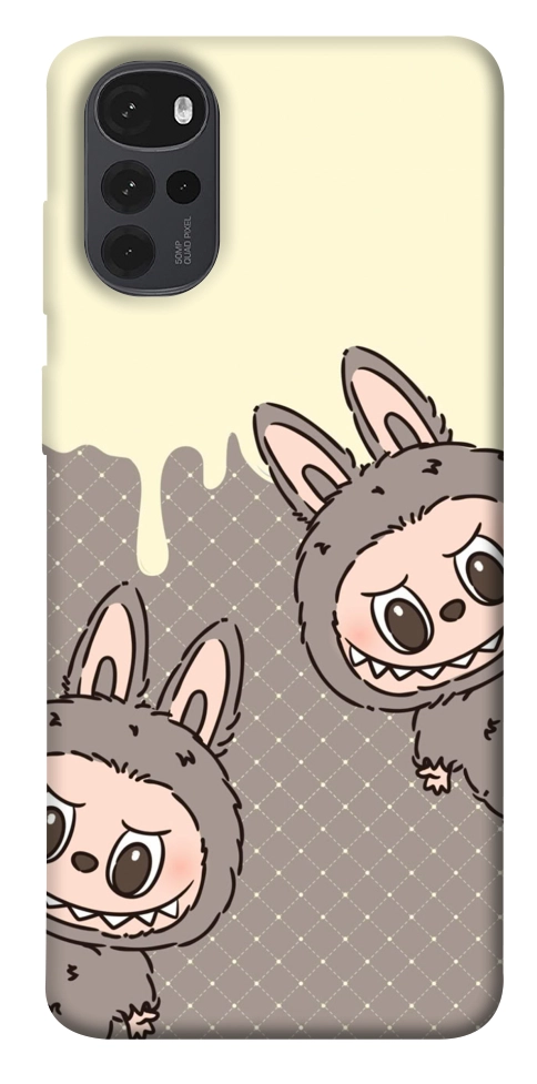 Чохол Labubu twins для Motorola Moto G22