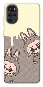 Чехол Labubu twins для Motorola Moto G22
