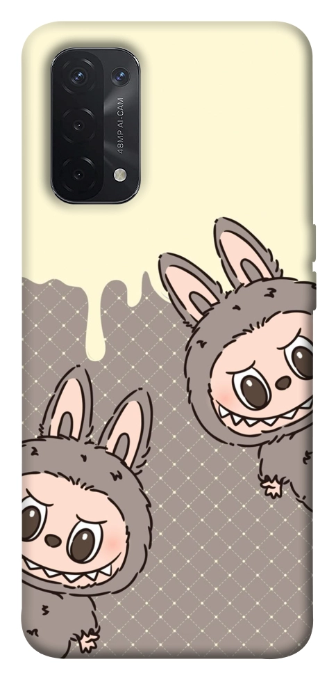 Чехол Labubu twins для Oppo A74 5G