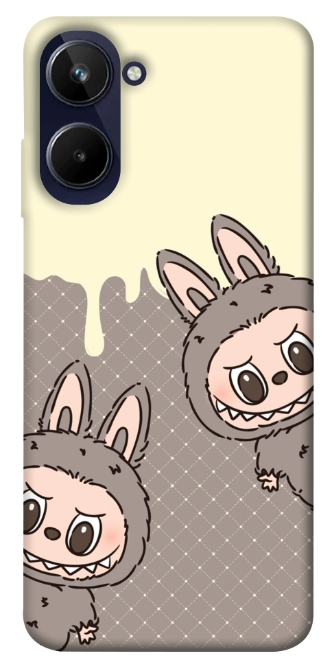 Чехол Labubu twins для Realme 10 4G