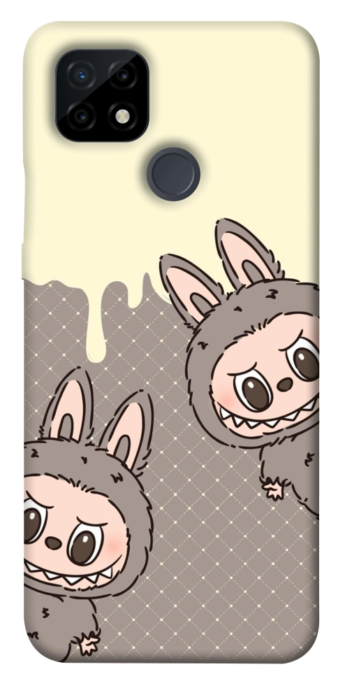 Чехол Labubu twins для Realme C21