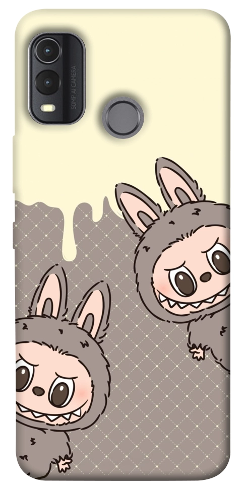 Чехол Labubu twins для Nokia G11 Plus
