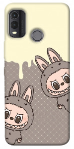 Чехол Labubu twins для Nokia G11 Plus