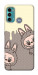 Чехол Labubu twins для Motorola Moto G60